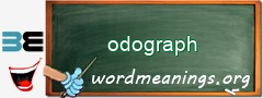 WordMeaning blackboard for odograph